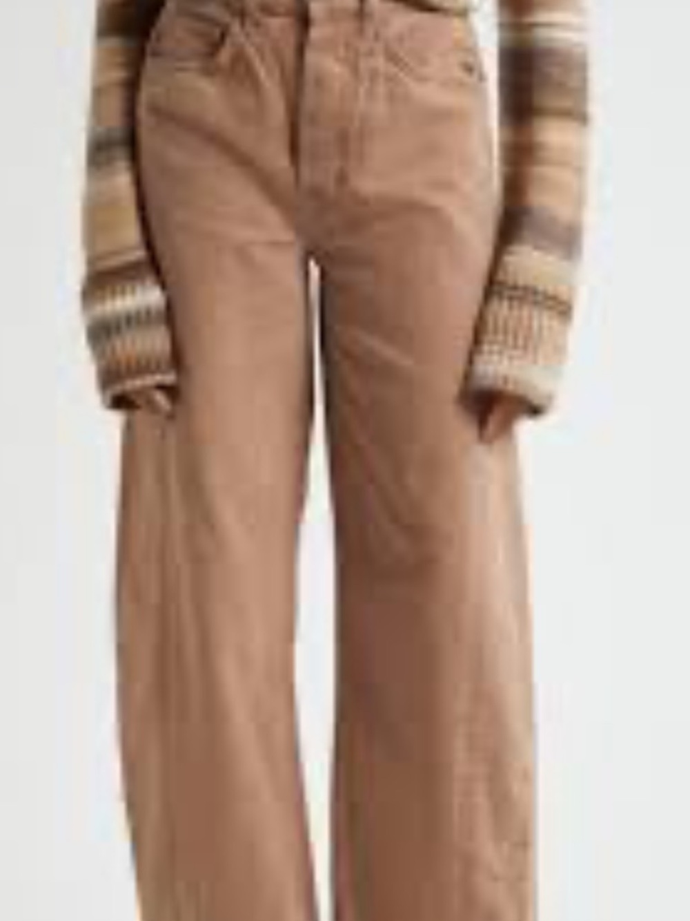 Veronica Beard Tan Boot Cut Pants